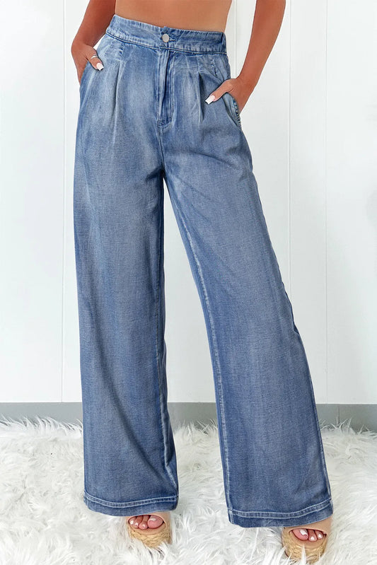 Pilar High Waist Wide Leg Jeans