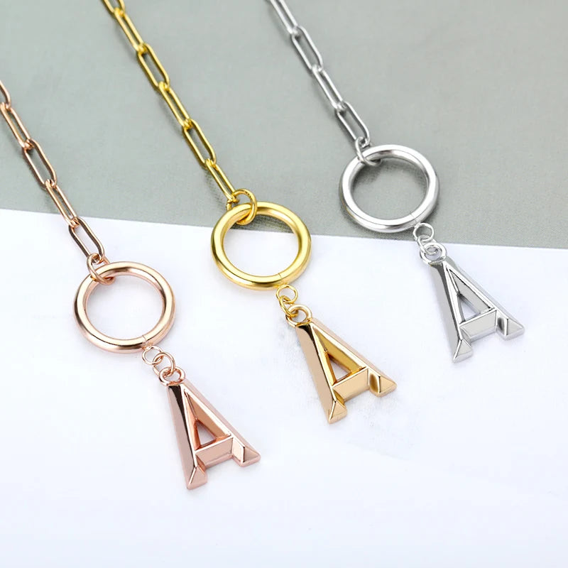 The Initial Toggle Necklace