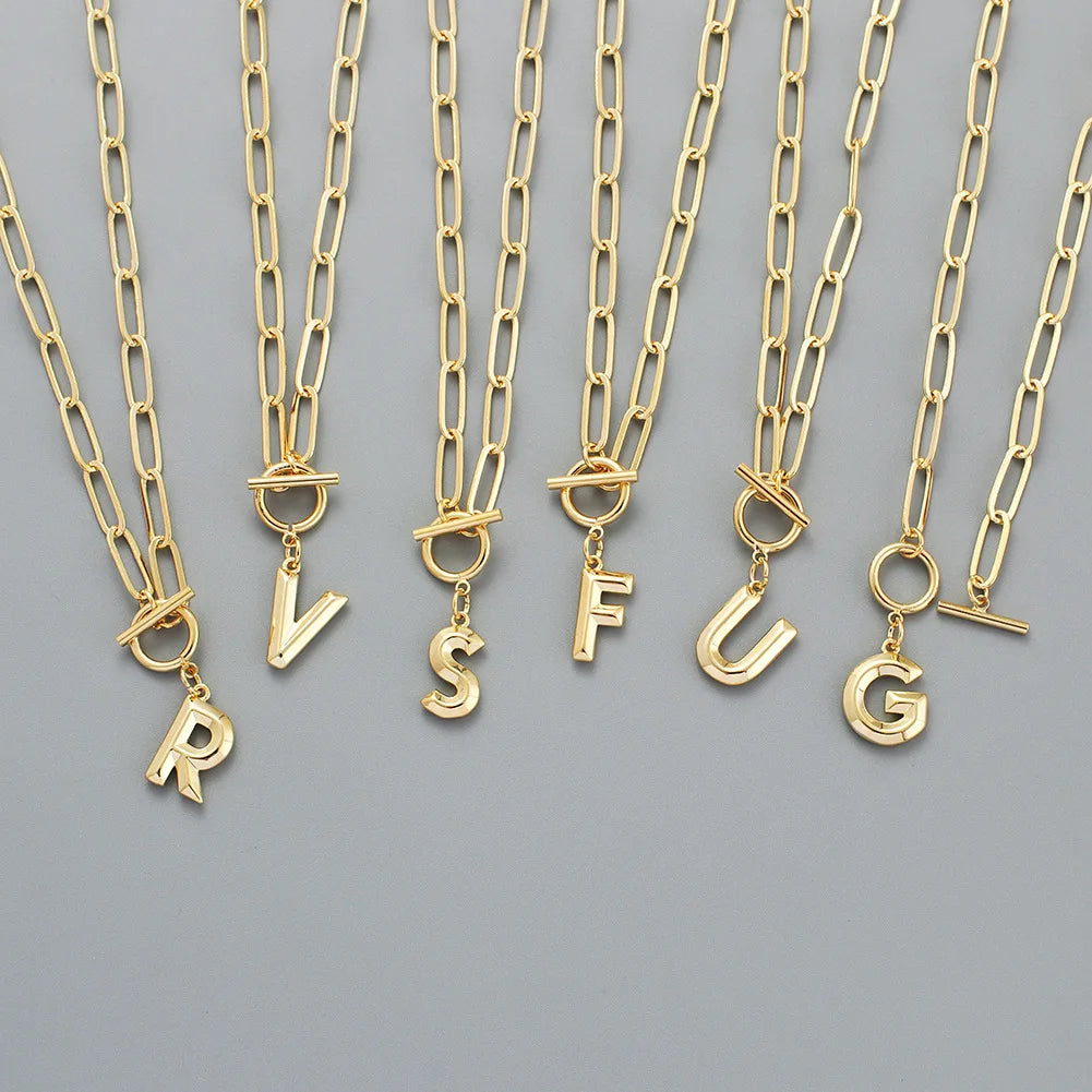 The Initial Toggle Necklace