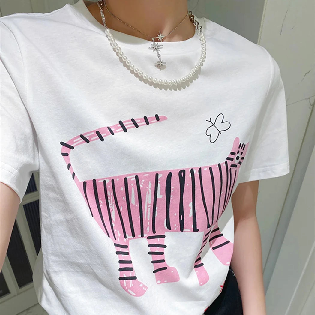 Hot Pink Tiger T-shirt